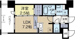 グランフォーレ博多マークプレイスの物件間取画像